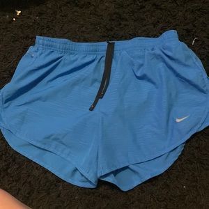 blue nike athletic shorts